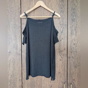 ALLSAINTS Cold Shoulder Slub Tee M